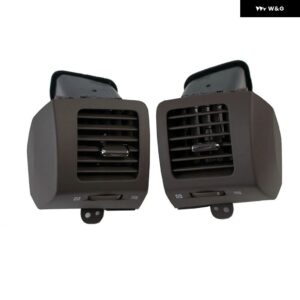 サイド エアコン 吹き出し口 トヨタ ランドクルーザー プラド LC120 レクサス GX470 2003-2009 AC吹き出し口 グリル 左右 - GRAY