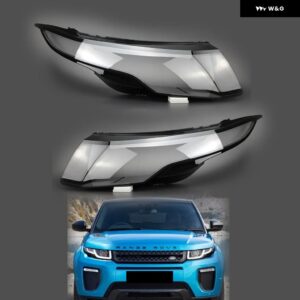 ランドローバー レンジローバー イヴォーク 2012-2020 ヘッドランプ シェル クリア車用 ヘッドライト カバー ランプシェード レンズ - Pair