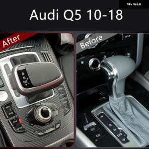 アウディ A6 C7 A4 B7B5 Q5 A5 Q7A7 ギアスティック オートマチックギア ボックス ハンドル カーアクセサリー ギア シフト ノブ 内装パーツ ギア レバー - Audi Q5 10-18