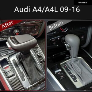 アウディ A6 C7 A4 B7B5 Q5 A5 Q7A7 ギアスティック オートマチックギア ボックス ハンドル カーアクセサリー ギア シフト ノブ 内装パーツ ギア レバー - Audi A4 A4L 09-16