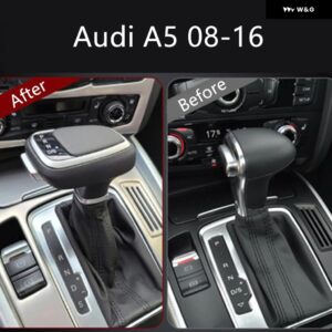 アウディ A6 C7 A4 B7B5 Q5 A5 Q7A7 ギアスティック オートマチックギア ボックス ハンドル カーアクセサリー ギア シフト ノブ 内装パーツ ギア レバー - Audi A5 08-16