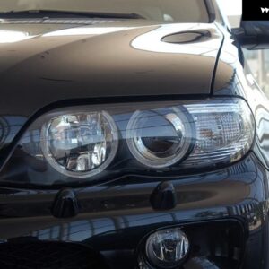 BMW X5 E53 2000 - 06 BLUETOOTHアプリ RFリモート マルチカラー 超高輝度 RGB LED エンジェルアイキット - facelift HD