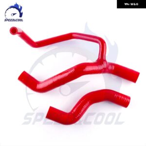 1993-1999 フィアット プント 1.4 GT ターボ エンジン シリコン ラジエーター クーラントホース チューブ パイプ キット - Red