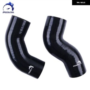 2006-2011 BMW 135I E80 E82 335I E90 E92 E93 N54 インタークーラー カー シリコン ターボ ブースト ホース チューブ パイプ キット - black