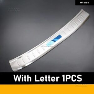 カーアクセサリー VOLVO XC60 2009 - 2017 ステンレス リア バンパー プロテクター シル トランク トレッドプレート トリム - Silver Brushed B