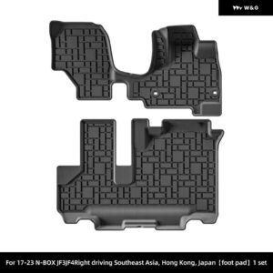 ホンダ N-BOX JF3 JF4 2017-2023 車用 トランク マット TPE フロアマット 全ウェザー型 滑り止め リア トランク マット カーゴライナー 汚れ防止 パッド - Floor Mat