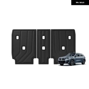 車 トランク マット BMW X1 2023 TPE 車用フロアマット 全ウェザー型 滑り止め リア トランク マット カーゴライナー シートバック 汚れ防止 パッド - Back Cushion