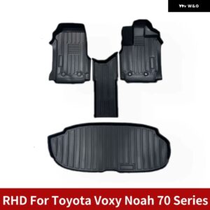 RHD トヨタ ヴォクシー ノア 70系 車内アクセサリー フロアマット TPE エコ 防水 トランク - 1 Set