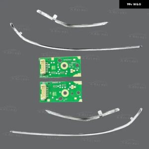 デイタイム ランニングライト チューブ エンジェルアイカーDRL ヘッドライト ライトガイドストリップチップボード アウディ A8 D5 2018 - 22 - DRL and Chip Pair