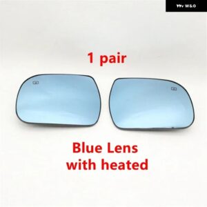 オートワイドアングルLEDヒーター付き ブラインド スポットウィングリアミラー ガラスレンズ トヨタ シエナ2011 - 18- - with Heated