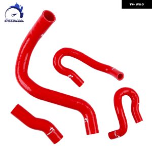 1998-2005 レクサス IS200 GXE10 トヨタ アルテッツァ MK1 AS200 2.0 1G-FE エンジン シリコン ラジエーター クーラント パイプ チューブ ホース - Red