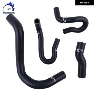 1998-2005 レクサス IS200 GXE10 トヨタ アルテッツァ MK1 AS200 2.0 1G-FE エンジン シリコン ラジエーター クーラント パイプ チューブ ホース - Matt Black