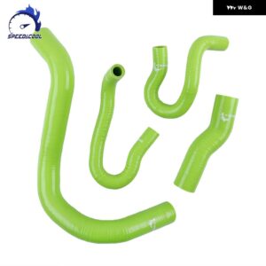 1998-2005 レクサス IS200 GXE10 トヨタ アルテッツァ MK1 AS200 2.0 1G-FE エンジン シリコン ラジエーター クーラント パイプ チューブ ホース - green toxic