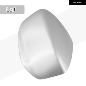 シルバーバックミラー カバー バックミラー カバー 傷防止カバー ABS素材 簡単取り付け - Left-US