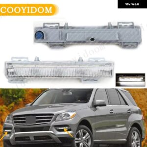 車フロントLED デイタイム ランニングライト DRL フォグランプ メルセデス ベンツ W166 ML350 ML400 X204 GLK350 2012-2015 2049065501 カー スタイリング - Left and Right