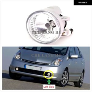 トヨタ プリウス 2004 - 09 カー スタイリング フロント バンパー フォグランプ 電球 付き フォグランプ - 1x Left side