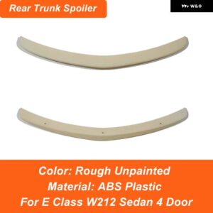 メルセデス ベンツ E クラス W212 E180 E200 E260 E300 E320 セダン 4ドア リア トランク リッド ダックテールルーフウィンドウ 車 ABS スポイラー ウィング - SPL Unpainted