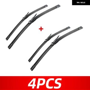 車用 ワイパー フォード エッジ MK2 2015-2020 28インチ + 28インチ フロント リア ワイパー ブレード ブラシ カッター アクセサリー 2015 2016 2017 - 4 PCS