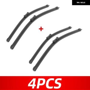 車用 ワイパー ルノー ゾエ 2012-2017 24インチ + 14インチ フロント リア ワイパー ブレード ブラシ カッター アクセサリー 2012 - 17 - 4 PCS