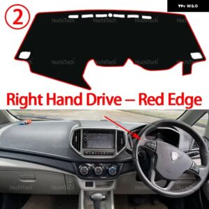ダッシュボード カバー プロトン ペルソナ BH6 2016-2022 オート ダッシュボード カバー ダッシュマットボード パッド カーペットダッシュマット - Right Hand Red Edge