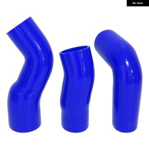 シリコンインタークーラーターボ パイプ ホース BMW E60 E61 5シリーズ 530D 525D 06-10 - Blue
