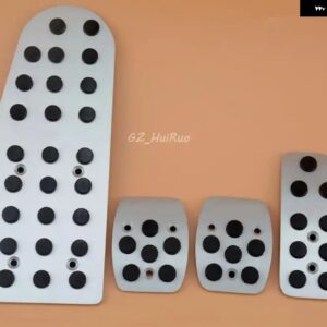 アクセサリー SUI SWIFT 2006-2012 スポーツ アルミ AT/MT 燃料 ガス アクセル ブレーキ フットレスト ペダル パッド スタイリング ステッカー - MT