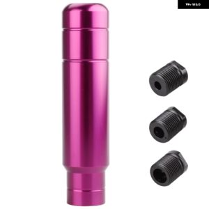 スタイル 13CM アルミ製 車用 ギア シフト ノブ シフター レバー ヘッド 汎用 カー マニュアル トランス ミッション RS-SFN128 - purple