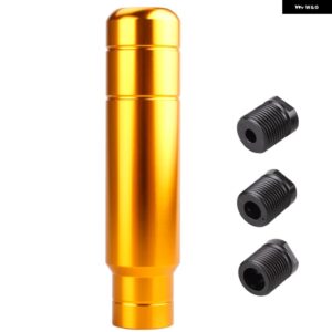 スタイル 13CM アルミ製 車用 ギア シフト ノブ シフター レバー ヘッド 汎用 カー マニュアル トランス ミッション RS-SFN128 - Gold