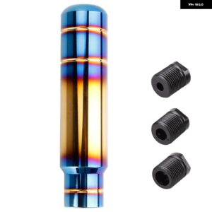 スタイル 13CM アルミ製 車用 ギア シフト ノブ シフター レバー ヘッド 汎用 カー マニュアル トランス ミッション RS-SFN128 - Burnt Blue