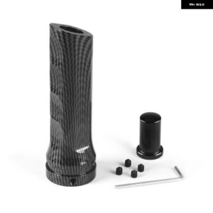 自動車用アルミハンドブレーキスリーブ ハンドブレーキハンドル ハンド プロテクター カバー 1個 - Carbon filter black