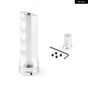 自動車用アルミハンドブレーキスリーブ ハンドブレーキハンドル ハンド プロテクター カバー 1個 - Silver