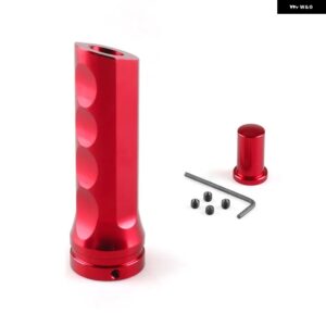 自動車用アルミハンドブレーキスリーブ ハンドブレーキハンドル ハンド プロテクター カバー 1個 - red