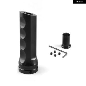 自動車用アルミハンドブレーキスリーブ ハンドブレーキハンドル ハンド プロテクター カバー 1個 - black