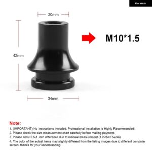 汎用 M10X1.5 M10X1.25 M12X1.25 スレッド シフト ノブ ブーツ リテーナー アダプター マニュアル ギア シフター ホンダ トヨタ 日産 - M10 and 1.5