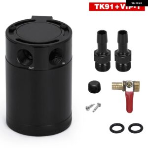 3/8インチ NPT インレットアウトレット 2ポート コンパクト バッフル付き オイルキャッチタンク VR-TK91 - TK91 VIP-1