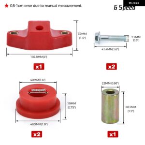 フロントリア シフター スタビライザーブッシングキット 5/6速 スバル インプレッサ WRX BRZ フォレスター レガシィ トヨタ FR-S GT86 - 6 speed