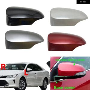 車サイドバックミラー カバー ベースキャップ トヨタ カムリ XV50 7代目 2012 - 17 - 1pcs unpainted L