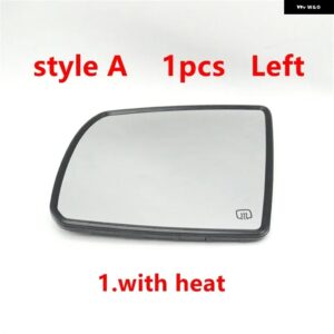 オートヒーター付きバックミラー ガラスレンズ トヨタ タンドラ 2014 - 20 セコイア 2018-2020 - 1pcs A Left