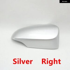 車用バックミラー カバー ケース ハウジング シェル トヨタ ヴィッツ 2011 - 19 - Silver-Right