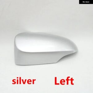 車用バックミラー カバー ケース ハウジング シェル トヨタ ヴィッツ 2011 - 19 - Silver-Left