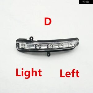 車用バックミラー カバー アンダーキャップ ガラスレンズ ウィンカーライト フレーム JAC S3 2014 2015 2016 - 1pcs D Left