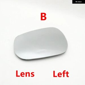 車用バックミラー カバー アンダーキャップ ガラスレンズ ウィンカーライト フレーム JAC S3 2014 2015 2016 - 1pcs B Left heated