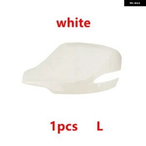 カーアクセサリー 外装 バックミラー カバー 蓋 フレーム ガラスレンズ ウィンカーライトランプ JAC REFINE S5 2013-2017 - 1pcs white cover L