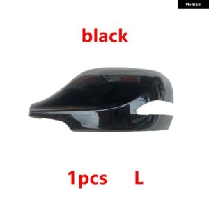 カーアクセサリー 外装 バックミラー カバー 蓋 フレーム ガラスレンズ ウィンカーライトランプ JAC REFINE S5 2013-2017 - 1pcs black cover L