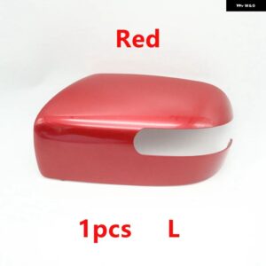 車用バックミラー カバー フレーム アンダーキャップ レンズ 折りたたみ 式モーター マツダ5 8 MPV 2007-2013 CX-7 2007-2012 CX-9 2006-2009 - 1pcs red Left