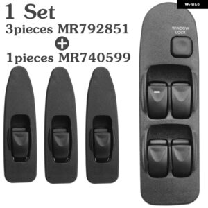 MR740599 MR792851 電動ウィンドウスイッチリフター 三菱 カリスマ 1995-2006 三菱 スペーススター MR 740 599 - 1SET 4PCS