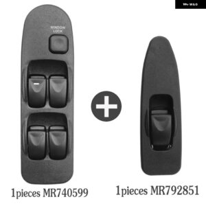 MR740599 MR792851 電動ウィンドウスイッチリフター 三菱 カリスマ 1995-2006 三菱 スペーススター MR 740 599 - 2pcs