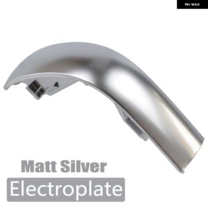 クロームマット ギア シフト ノブ DSG カバー キャップ レッド ABS ギア シフト ノブ フォルクスワーゲン VW ゴルフ MK6 MK7 R GTI - Matte Silver Strip