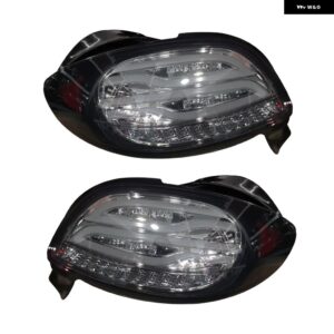 2個 LED リア テールライト プジョー 206 2004 - 08 206CC テールストップ ブレーキ ウィンカーランプ カーアクセサリー - Smoke cover