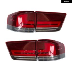 カー スタイリング テールライト トヨタ ランドクルーザー 300 LC300 2022 2023 2024 LED テールライト ウィンカーライト アクセサリー - Red cover